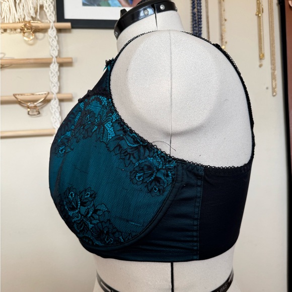 Elomi Women's Plus Size Anushka Underwire Padded Half Cup Banded Bra 42J - Picture 5 of 8